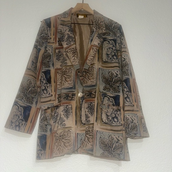 Vintage Toni Garment | Floral Blazer size S - Picture 1 of 5